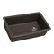 Ruvati 31"x19" Undermnt Granite Composite Sgl Bowl Kitchen Sink, Espresso Brwn RVG2033ES - alternate 3